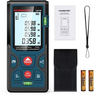 OEM Tel&eacute;metro L&aacute;ser Digital Lm50 De 50 M, Mide Longitud, &Aacute;rea, Volumen Y Tel&eacute;metro Pitag&oacute;rico Con Retroiluminaci&oacute;n Lcd, Ip54-crezuo