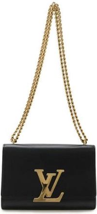 Louis Vuitton Pre-owned Louise MM Leren Schoudertas - Dames - Vintage Schoudertas - Zwart - ONE Size - Leer - Vintage