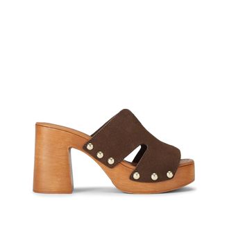 Carvela Womens Leather Lava H Mule Mules - Brown - Size UK 5