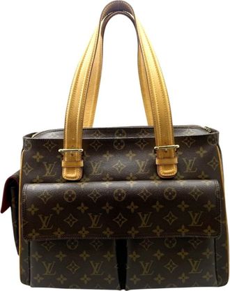 Louis Vuitton Monogram Brown Monogram Shoulder Bag Tote Bag (Pre-Owned)