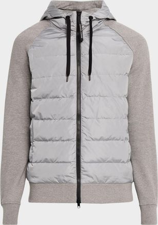 Canada Goose Men & apos;s Hybridge Huron Padded-Front Jacket
