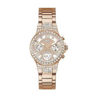 Guess Armbandhorloge Moonlight Rosegoud 36 mm - Dames - Horloges - Geel - ONE Size - Accessoires