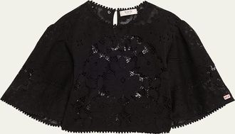 Sea New York Arianna Floral Lace Blouse