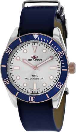 Seapro Mens Silver dial Watch