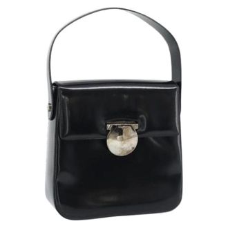 Ferragamo Pre-owned Hand Bag - Dames - Pre-owned - Zwart - Maat: ONE Size Leer