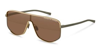 Porsche Design P86007 B805 Mens Sunglasses Gold Size 99