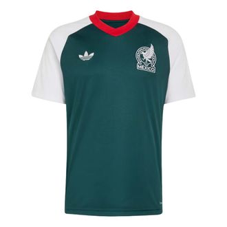 adidas Mexico 26 Away Pre Match Jersey Asia Sizing White Aurora Ivy JY5488