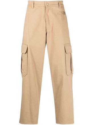 Moschino Cargo a gamba ampia - Toni neutri