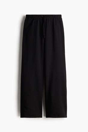 H&M Weite Joggpants - Schwarz