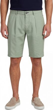 N-Z-A- NEW ZEALAND AUCKLAND Shorts New Zealand groen 100% linnen
