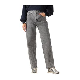 By-Bar Amsterdam Dames, Jeans, Grijs, Maat: S