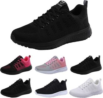 Generic Womens Trainers Running Shoes Size 5.5 Jogging Fitness Sneakers Lightweight Breathable Walking Gym Sports Casual Slip On Trainers Tennis Shoes Outdoor