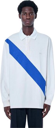 Wales Bonner Wales Bonner, Tops, Heren, Beige, L, Katoen, Prism Rugby Polo Shirt