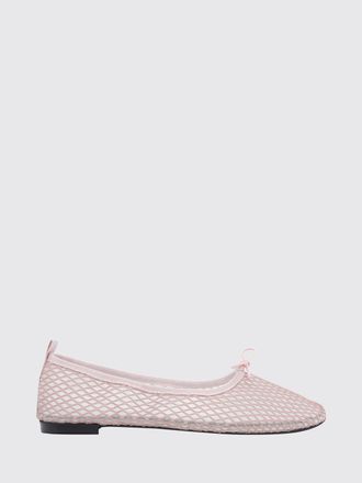 Repetto Mesh Nylon Ballet Flats with Decorative Bow and Round Toe