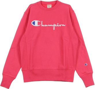 Champion Stijlvolle Heren Sweatshirt - Heren - Sweatshirts - Rood - S - Hoodies & sweatvesten
