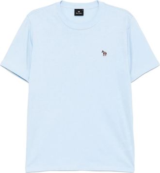 Paul Smith crew-neck T-shirt - men - Organic Cotton - M - Blue