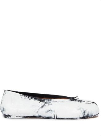 Maison Margiela Tabi New Leather Ballet Flats