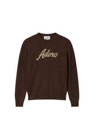 MC2 Saint Barth Brown Textured Knit Sweater