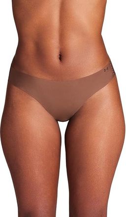 Under Armour Seamless Thong - 3 PK Solid Womens Underwear Hue 625 : LG, Elastane/Polyamide