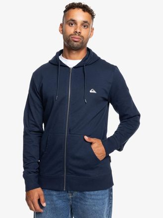 Quiksilver Kapuzensweatjacke QUIKSILVER BASIC HOOD ZIP YOUNG MEN, Herren, Gr. XXL, blau (navy blazer), Sweatware, Obermaterial: 60% Baumwolle, 40% Polyester, hoc