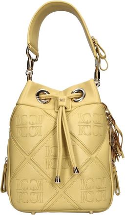 La Carrie Pitch Bag - Dames - Schoudertassen - Geel - ONE Size - Leer - Tassen
