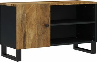 vidaXL TV Cabinet 80x33x46 cm Solid Wood Mango&Engineered Wood vidaXL