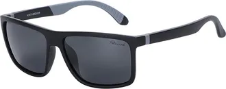 North Beach Rocky Polarized 70788 Mens Sunglasses Black Size 59