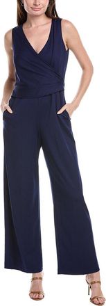 Anne Klein Cool Crepe V-Neck Jumpsuit