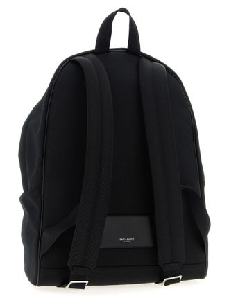 Saint Laurent Mens Black Polyamide Backpack