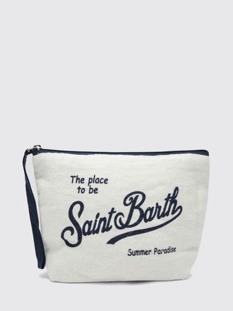 MC2 Saint Barth Pochette Aline in lino a righe