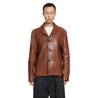 Ann Demeulemeester Pareli Leather Caban