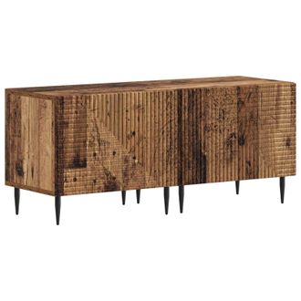 vidaXL Mueble De Tv Madera Envejecida Madera De Ingenier&iacute;a Vidaxl