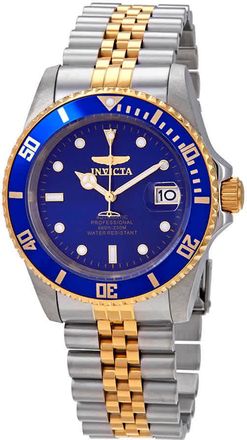 Invicta Pro Diver Automatic Blue Dial Two-tone Mens Watch 29182