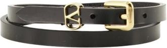 Valentino Garavani VLogo Bracelet - female - Valentino Garavani - Bracelets - Black - ONE SIZE - Accessories