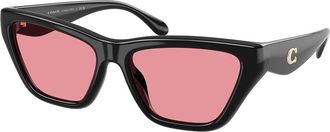 Coach HC8449U CDP33 500284 Womens Sunglasses Black Size 56