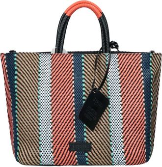 Rebelle Raphia Handtas Filippa Stijl - Dames - Shoppers - Veelkleurig - ONE Size - Tassen