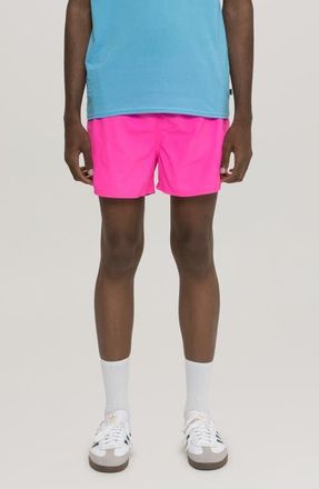 Maui and Sons Party Rocker Volley Shorts in Neon Pink at Nordstrom, Size X-Large