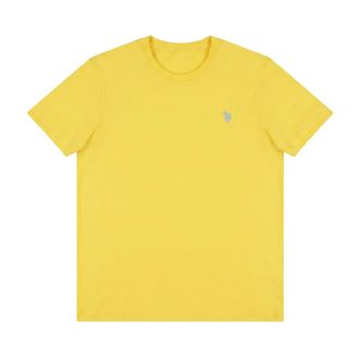 U.S.Polo Association U.s. Polo Assn. - T-Shirt - Heren - Tops - Geel - Maat: S Katoen