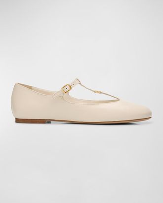 Chloé Marcie Patent Mary Jane Ballerina Flats
