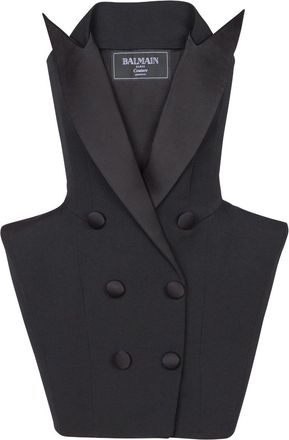 Balmain Wollen blazer mini-jurk - Zwart