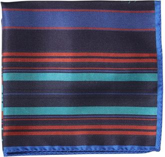 Etro Pochette Jamul Doppia Stampa - Heren - Wintersjaals - Blauw - ONE Size - Accessoires