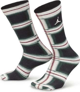Nike Jordan Everyday Essentials Holiday Crew Socks (1 Pair) in Black | FZ2056-010