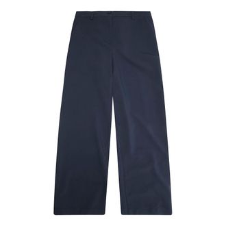Patrizia Pepe Broeken, Dames, Blauw, XL, Wijde Broek