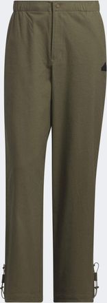 adidas City Escape Woven Tracksuit Bottoms Asia Sizing Green JE8573