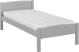 Seconique Seconique - Amber 3 Feet Bed Frame - L198 x W96 x H74 cm - Grey Slate