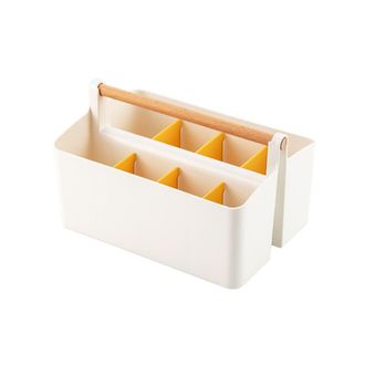 OEM Organizador De Escritorio Multifuncional, Estuche Con Compartimentos, Bolsa De Escritorio De Pl&aacute;stico, Portal&aacute;pices Y Organizador De Art&iacute;culos De Pape