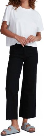 ASKK NY Slim Crop Jeans In Black Resin