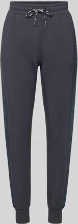 Guess Sweatpants mit elastischem Bund Modell ALLIE in Graphit, Gr&ouml;&szlig;e XL