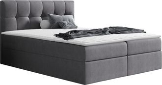 Mirjan24 Mobilier1 - Cama Continental Baltimore 128, Rico 23, Continental, Doble, 200x200, Tapiz, Somieres, 206x208x103cm