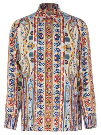 Etro Mens Paisley Print Shirt